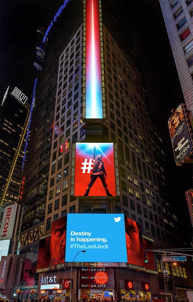 boldium's tweet image. Time to see #TheLastJedi – have you? #bold #billboard