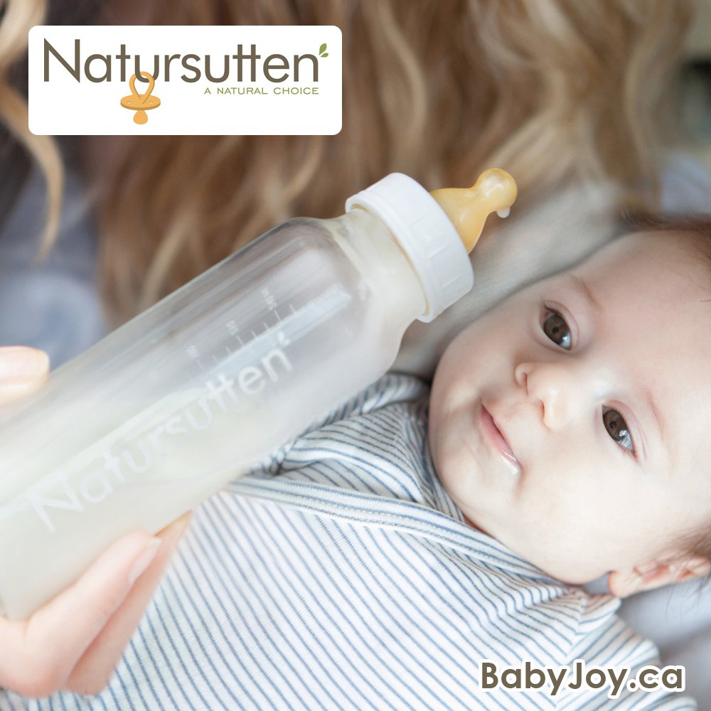 natursutten glass baby bottle