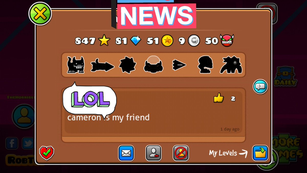 geometry dash Accounts tweet media