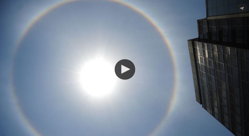 T13's tweet image. [VIDEO] Premio Nacional de Ciencias explica por qué se produjo el halo solar » bit.ly/2Babf4y