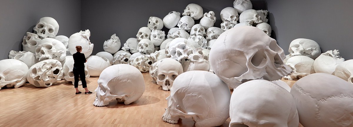 patrick_baud's tweet photo. "Mass", l'hallucinante installation du sculpteur australien Ron Mueck actuellement exposée à la National Gallery de Victoria. (Photo Sean Fennessey) https://t.co/Itnk420RID