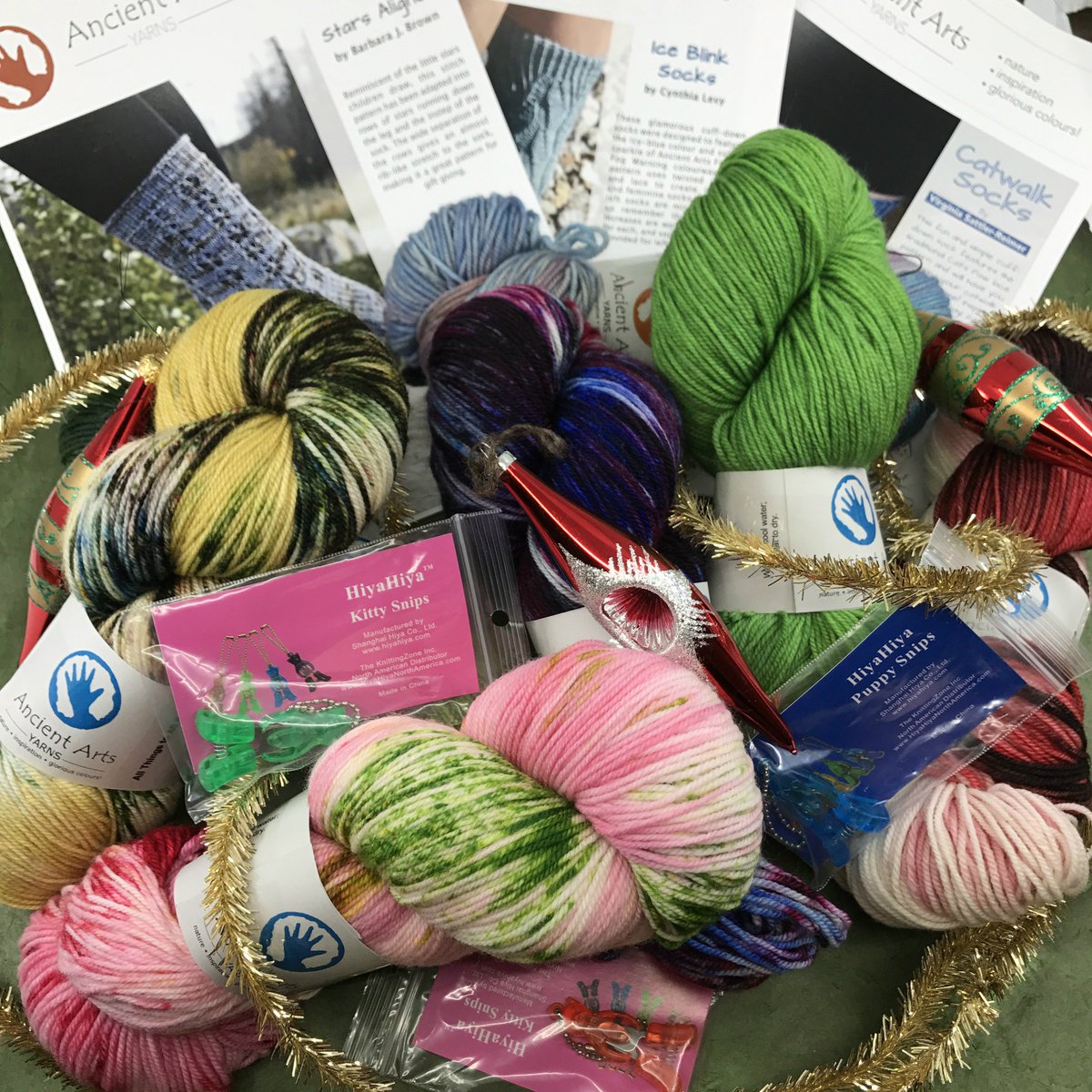 Our Sock Lovers Bundle and our 12 Days of Christmas Bundle have been re-stocked, and we have a few other kits still available! Get them while you can!!!