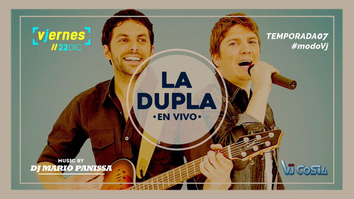 VjcostaVj's tweet photo. VIERNES!!
La Dupla en vivo!!!
Chicas 2x1 hasta 2:30!!
Dj Mario Panissa
#vjernes #temones https://t.co/rgMjN20VJC