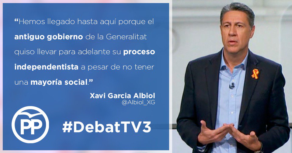 AndresCanoESP's tweet photo. #DebatTV3 @Albiol_XG #VotaPPC https://t.co/EvollY0U2r