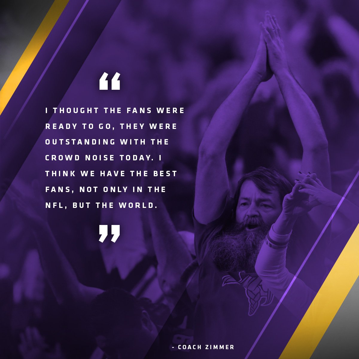 Best fans in the world!  #RuleTheNorth https://t.co/H00MvR2fkz