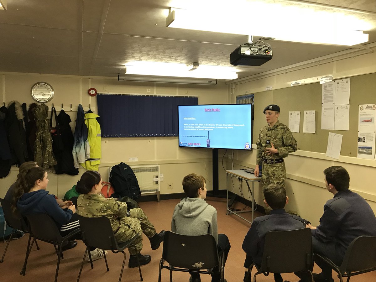 60LeekSquadron's tweet photo. Tonight saw 3 Cadets from 60 Sqn, and 4 Cadets from @1122sqn, pass their Cadet Method of Instruction qualification. This enables them to deliver instruction to cadets, furthering their own leadership skills as well as helping develop other cadets through the syllabus. #instructor https://t.co/hGkHSyzM3i
