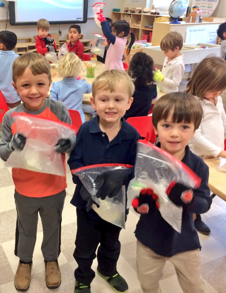 BilalsPreKClass's tweet photo. Today was Mitten Monday!! 🧤We compared sizes in math, wrote about them in PAWC, and read Jan Brett’s story... but our favorite by far, was wearing them to make ice cream!!!!! 🎉🍦 #shakeshakeshake #learningistasty #especiallywithsprinkles 😜 @APSGardenHills @aps_OEL https://t.co/Of2dmmE7KI