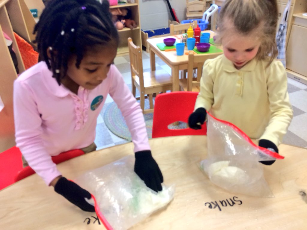 BilalsPreKClass's tweet photo. Today was Mitten Monday!! 🧤We compared sizes in math, wrote about them in PAWC, and read Jan Brett’s story... but our favorite by far, was wearing them to make ice cream!!!!! 🎉🍦 #shakeshakeshake #learningistasty #especiallywithsprinkles 😜 @APSGardenHills @aps_OEL https://t.co/Of2dmmE7KI