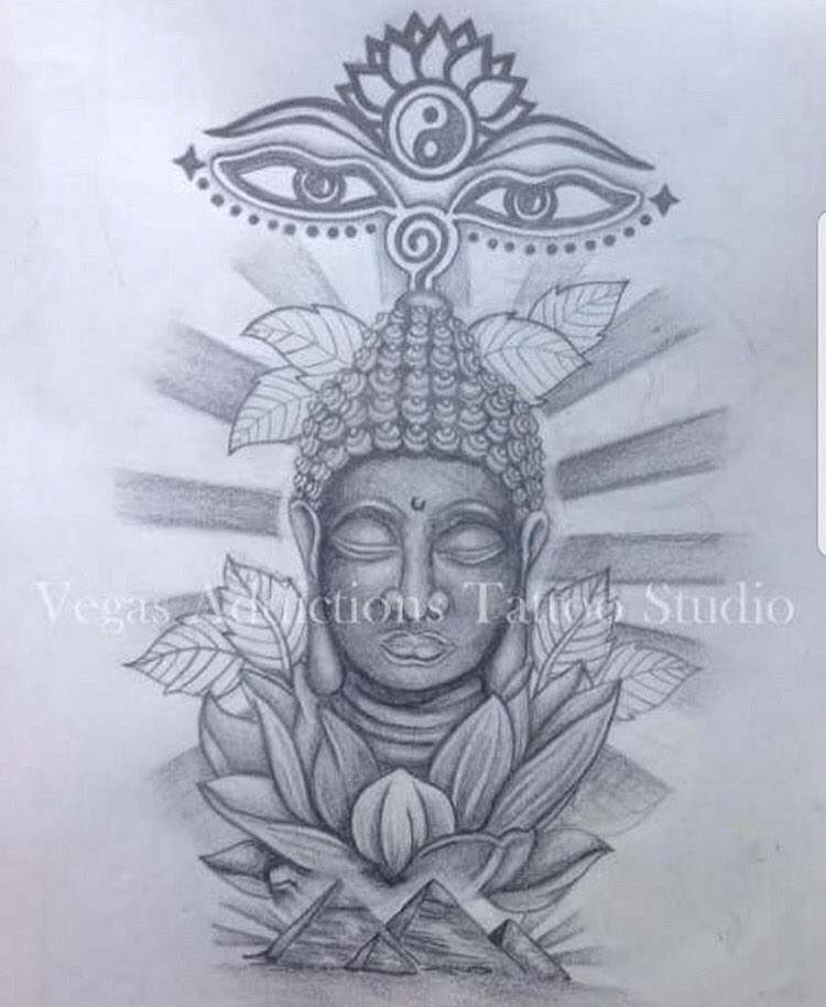 Buddha Tattoo Sketch Tattoos Gallery