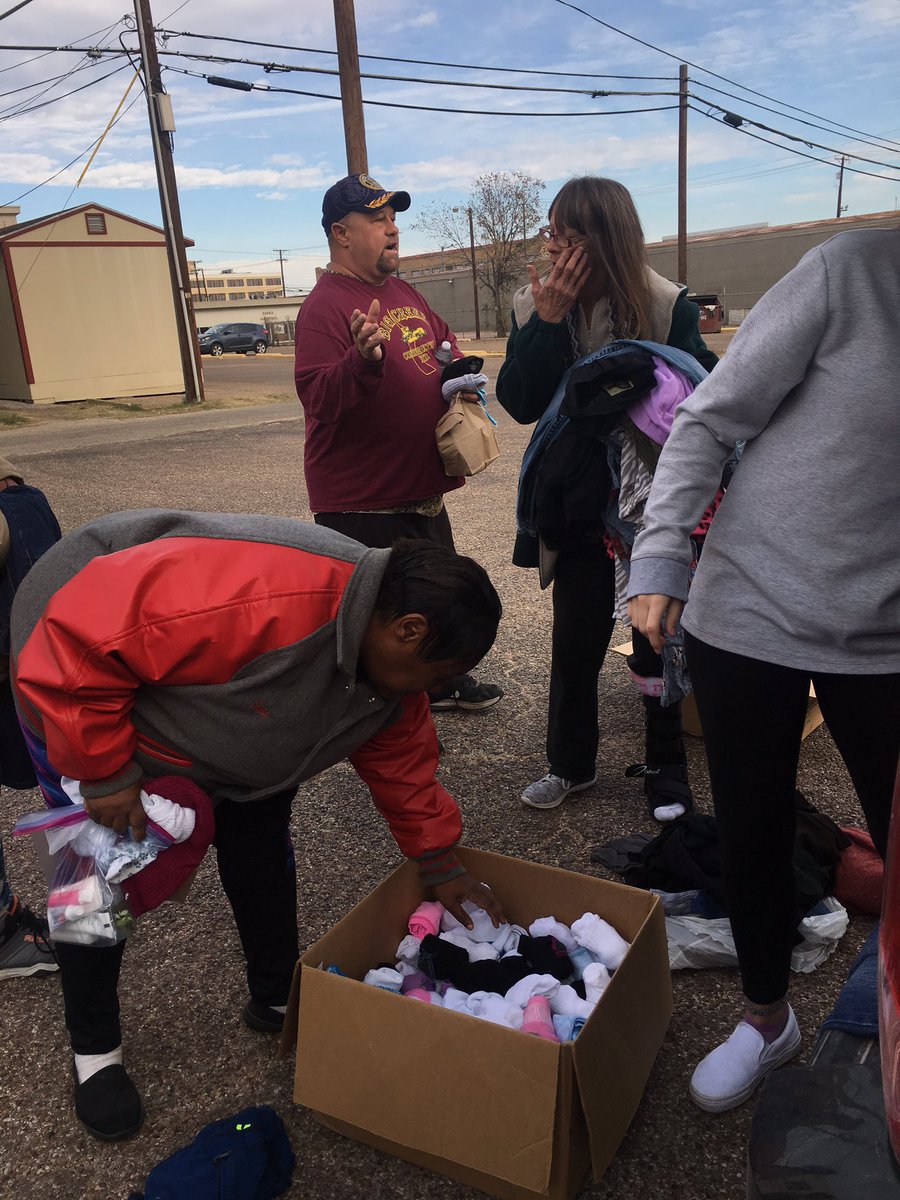 lmspitts's tweet photo. The socks collected &amp; sleeping mats that were made by our LMS  students were passed out to our homeless friends in Waco this past Saturday.  They were blessed with warmth &amp; we are blessed with really great kids with servant's heart.
#LISDFutureFocus https://t.co/YGJEWIdLNZ