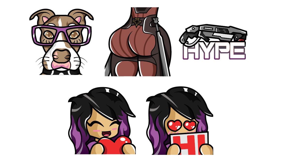GloryTheGamer's tweet photo. A HUGE Thank You to @tozfu for
taking the time to listen to my ideas & executing these badass emotes! If youโre looking for emotes heโs the man!!! ๐
#PrincessTheGamer #QueenThiccc #GnasherHype #GloryLove #GloryHi https://t.co/wf6D3bZ4e1