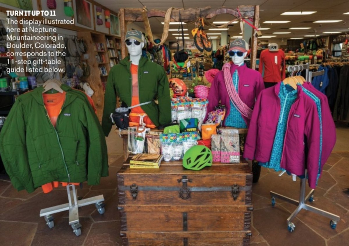 OutdoorRetailer's tweet image. The holiday gift-giving season isn't over yet! Is your gift table display game strong? 

Find some tips to make it stronger in Outdoor Retailer magazine - Winter '18 edition... 
nxtbook.com/nxtbooks/outdo… #weareOUTDOOR