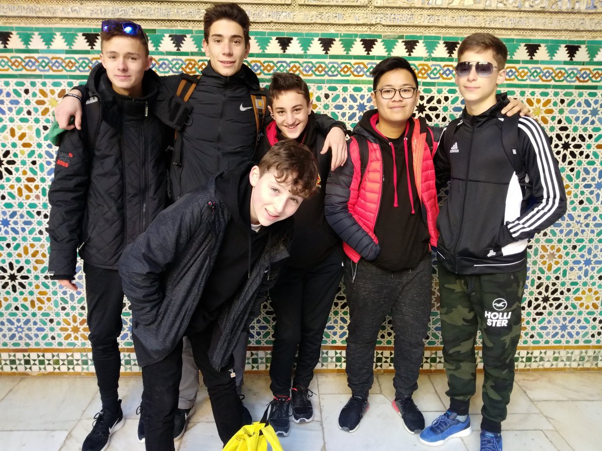 KESWitley's tweet photo. Spent the day surrounded by Sevilla's beautiful architecture.  Wish every Monday consisted of visiting palaces, cathedrals and eating churros in Plaza De España #SpanishCrew https://t.co/kJsf8SPezS