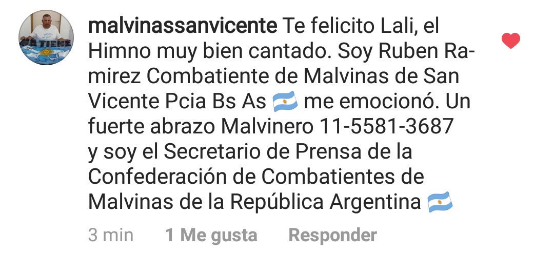 LaliEsposAR's tweet photo. Mirá @laliespos ❤🇦🇷 https://t.co/pjySqWZjTS