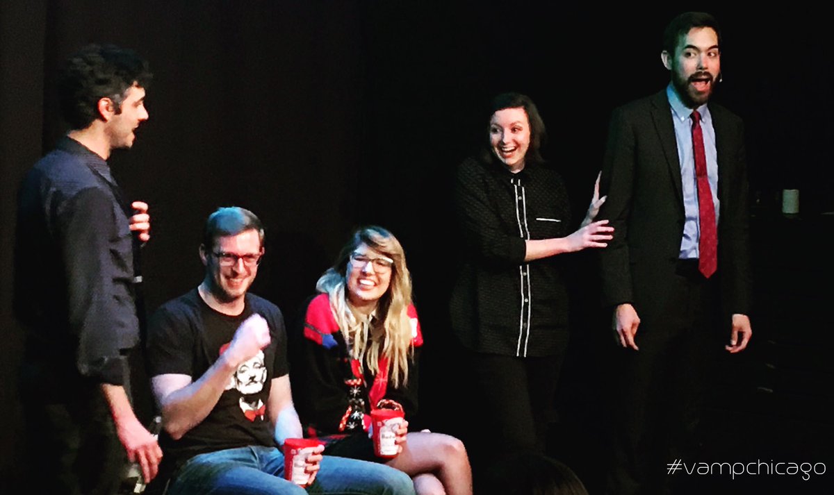 riffimprov's tweet photo. #TFW youโre about to serenade a couple, and find out itโs actually their first date. ๐ถ๐ฎ๐๐ฎ๐ถ #letsvamp #vampchicago #chicago #music #improv #comedy #datenight https://t.co/lWXNHu5PbO