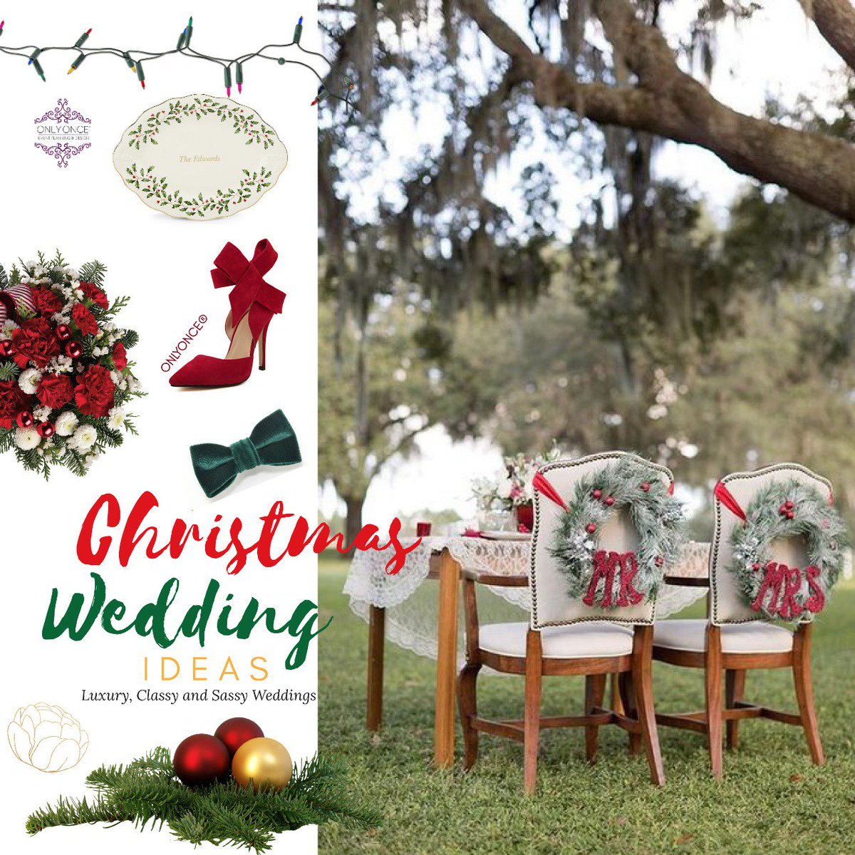 onlyoncewp's tweet photo. 🎄 Is that wonderful time of the year 🎁 CHRISTMAS • WEDDING • INSPIRATION ♥️ #Weddings #OnlyOnceWeddings #Christmas https://t.co/sm7O9oEqu5