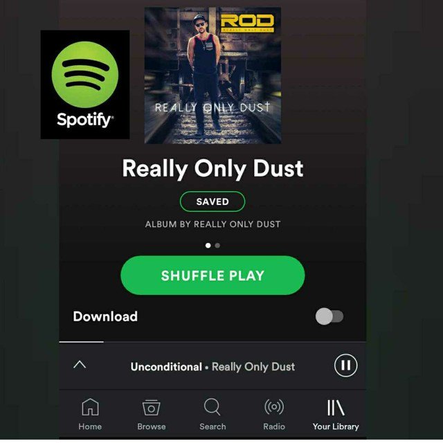 reallyonlydust's tweet photo. Follow me on Spotify, add to playlists &amp; share! Doesn't cost a cent &amp; supports independent Christian music. #reallyonlydust #christianmusic https://t.co/Ca4fYL0RUO