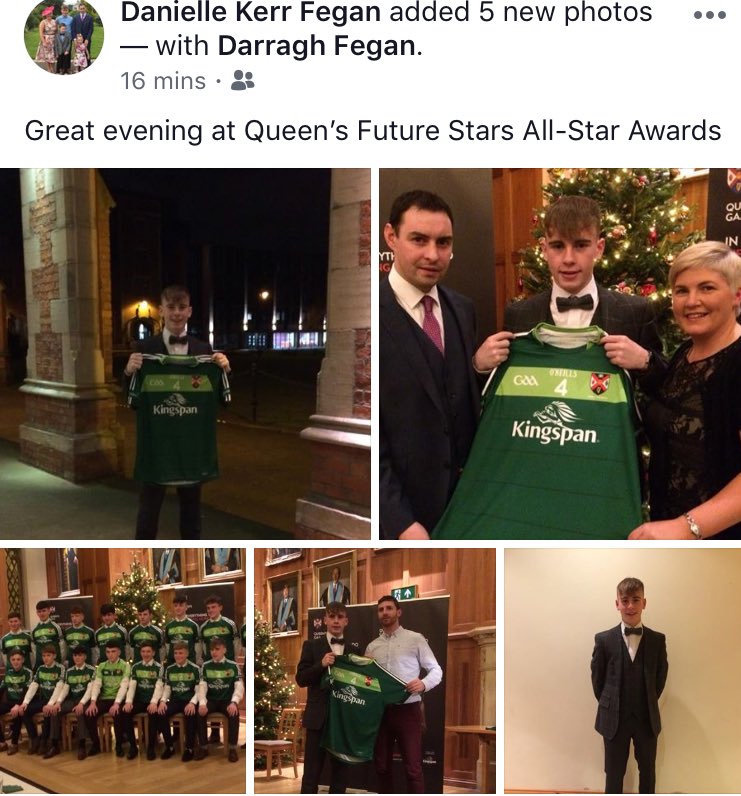 pantrychef's tweet photo. So proud of my nephew Darragh Fegan great achievement @queens future all stars ⭐️ congratulations @dfegan80 @dfegan1 @darraghfegan11 https://t.co/2AbNSkNxi8