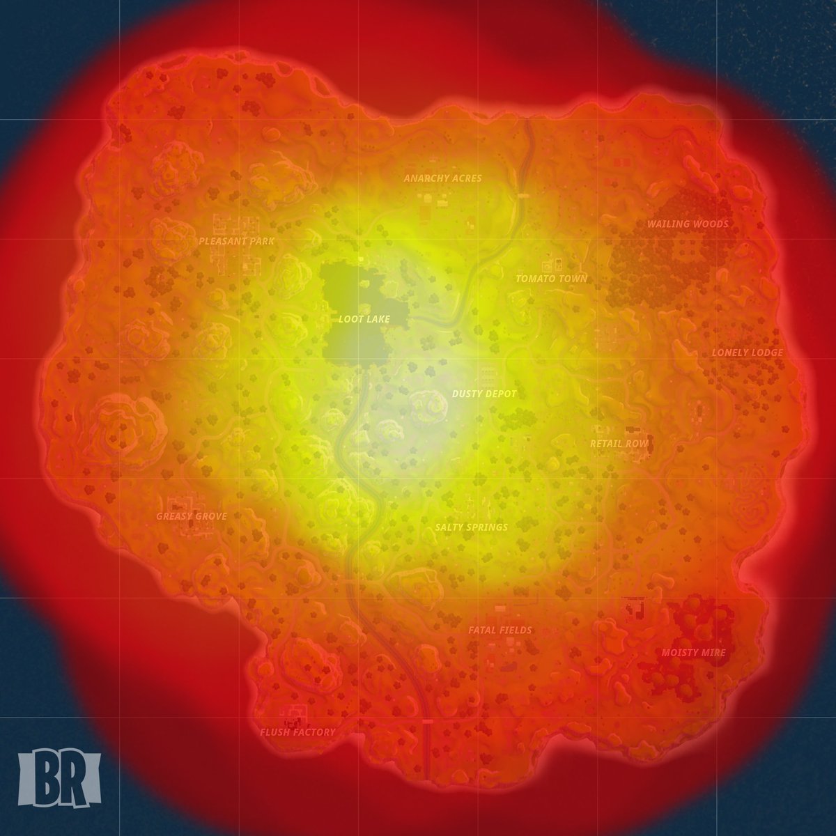Fortnite News On Twitter First Circle Location Heatmap In Fortnite Battle Royale Data Gathered From 50 Games Fortnite Battle Royale Heat Map Fortnite Battle Royale Heat Map Fortnite News On Twitter First Circle Location Heatmap In Fortnite Battle Royale Data Gathered From 50 Games