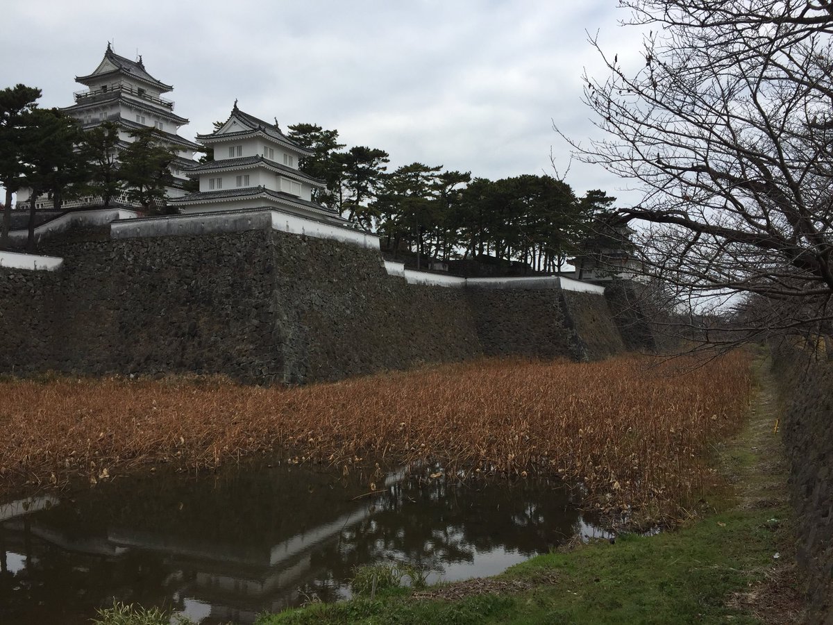 sunfkanno's tweet photo. 島原城の堀と石垣素敵です https://t.co/aXw2zSbCJ4