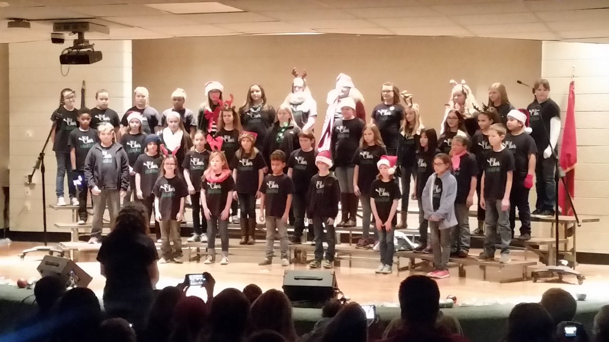CassettyKim's tweet photo. Bobcat Beats winter  performance at GES.  GREAT JOB Beats, Ms. Story, Ms. Reed, and Ms. Brown!!!! #GES https://t.co/ViXSNqO65N