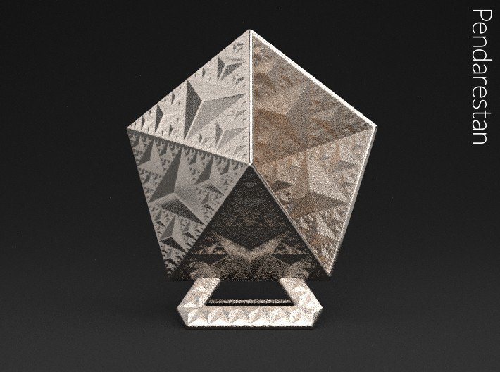 pendarestan's tweet image. Mobius Reduced, a sculpture of a Mobius strip using only seven equilateral triangles.
Rotate it in 3D: shpws.me/Pjzb
#3Dprinting #mathart #sculpture #fractal