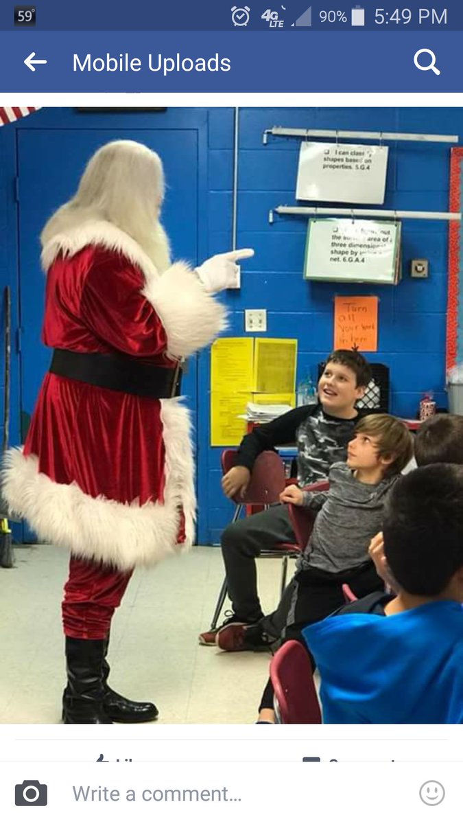 Laurie10065's tweet photo. Matthew has such a serious look on his face as he looks up at  Santa https://t.co/Qb1U2cL4sa