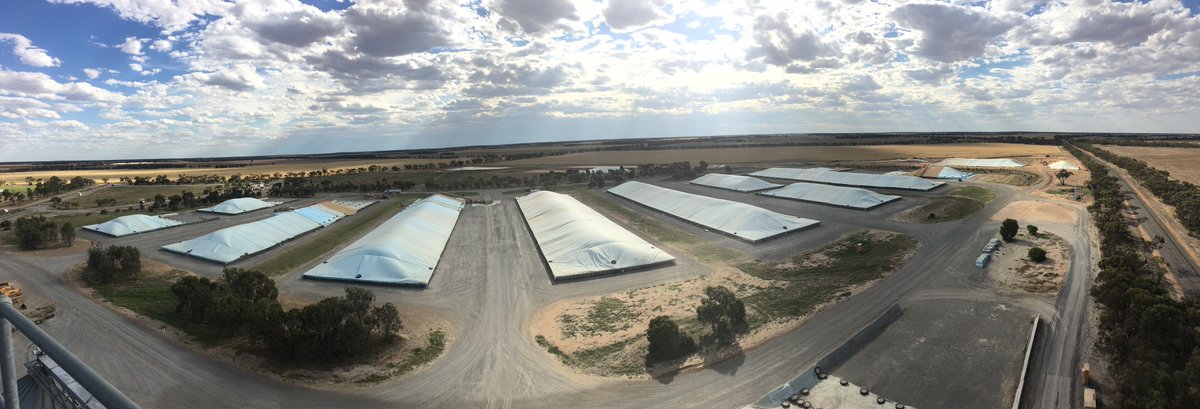 As harvest wraps up in the Mallee, our grain receival sites also wind down....before the big outload program begins of course! Nullawil EGL, Vic Mallee