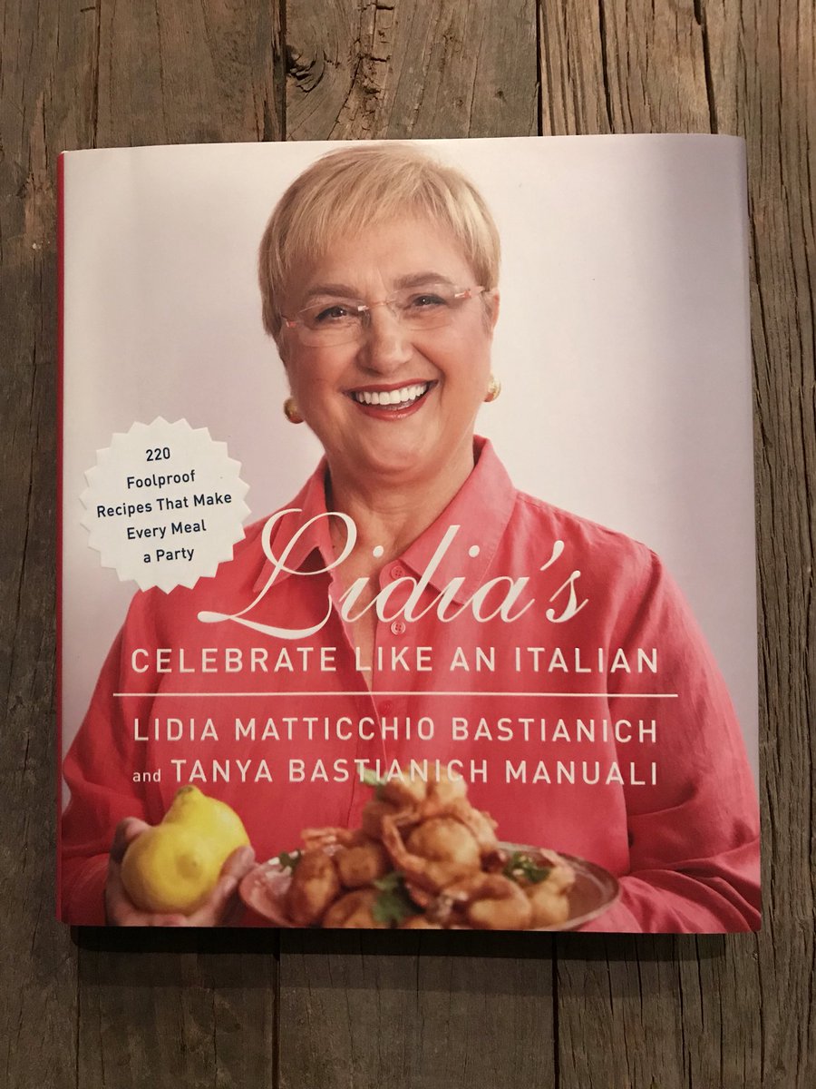 BonnieStern's tweet photo. Day 18 #cookbookcalendar Celebrate the holidays like an Italian with Lidia Matticchio Bastianich &amp; Tanya Bastianich Manuali in ‘Lidia’s Celebrate Like an Italian’. A great partnership to help you make every meal special.  @lidiabastianich @tanyabastianich @PenguinRandomCA https://t.co/Vhqgj8NjfF