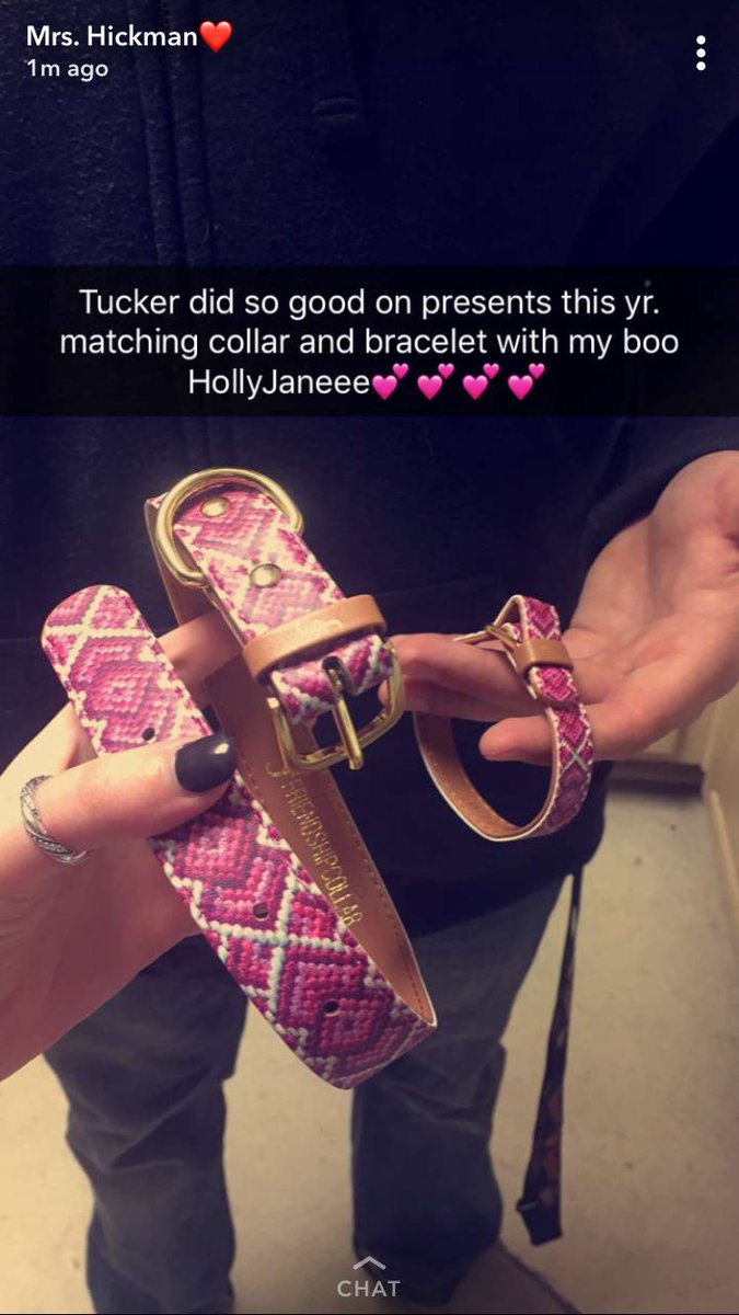 #FriendshipCollar for Taylor and Holly. Hope you liked all your Christmas presents 😘 <a href="/TaylorMarshal14/">Taylor Hickman</a>