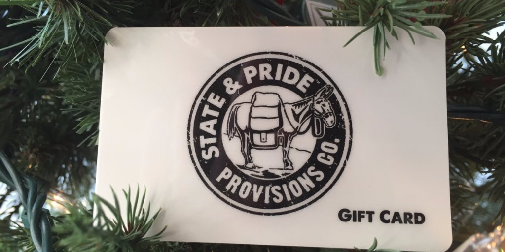 stateandpride's tweet photo. Still need a stocking stuffer?  No Christmas is complete without a gift card from State &amp; Pride Provisions Company.
🦌⛄️🎄🎅 https://t.co/Ipc6A66Xuf