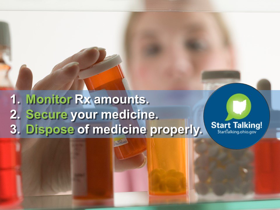 StartTalkingOH's tweet photo. One in four teens have misused or abused Rx drugs. Seventy percent of those teens say they obtained their drugs from a friend or relative.

Don't forget to safeguard your medicine cabinet this holiday season! 🔒💊 https://t.co/CW0kFn1mUG