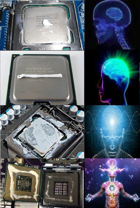 Applying thermal past the 'smartest' way 🤣
How do you apply your thermal paste?

#TechGoreTuesday

found at: bit.ly/2BbLw31