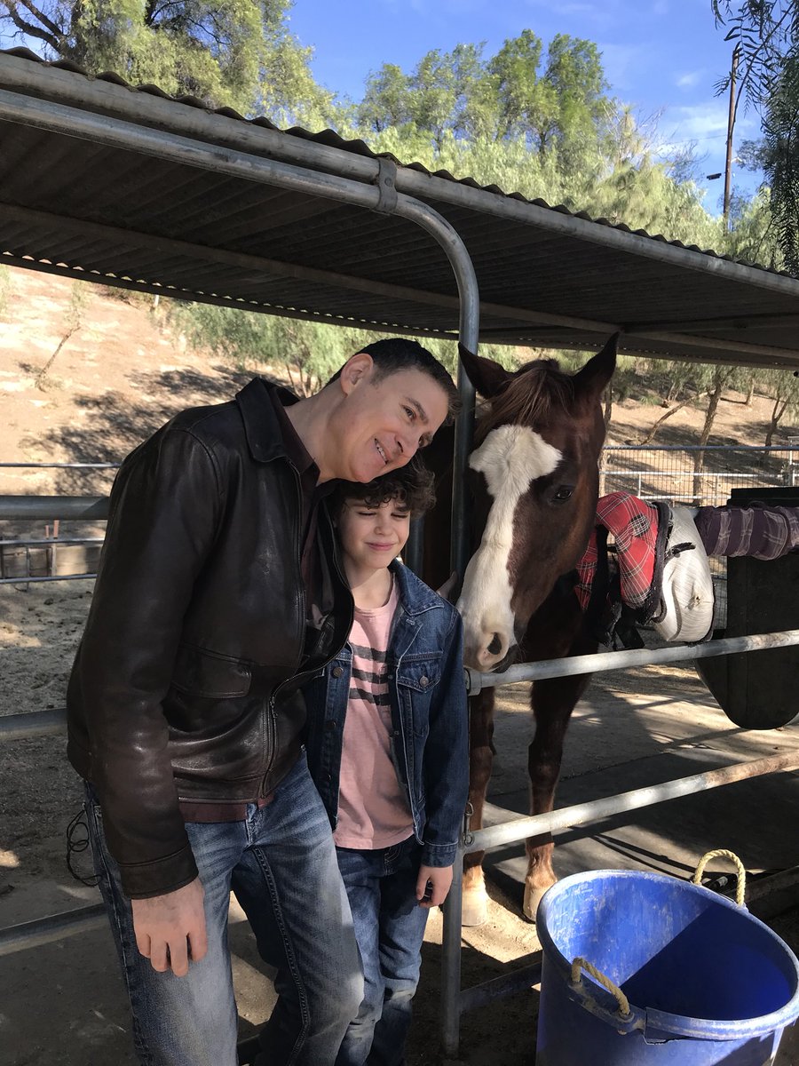 Sunday on set filming with my play dad for the day! #epekthadd