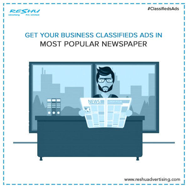 reshuadvertise's tweet photo. Get Your #BusinessAds at Most Readable Newspaper !
Book your #Classified in top most readable newspaper in #UttarPradseh and #Uttarakhand with #ReshuAdvertising.
https://t.co/tBXd2qtGM3
#OutDoorAdverting #AdvertisingAgency @reshuadvertise @AdvertisingDot https://t.co/mCjytrGl0P