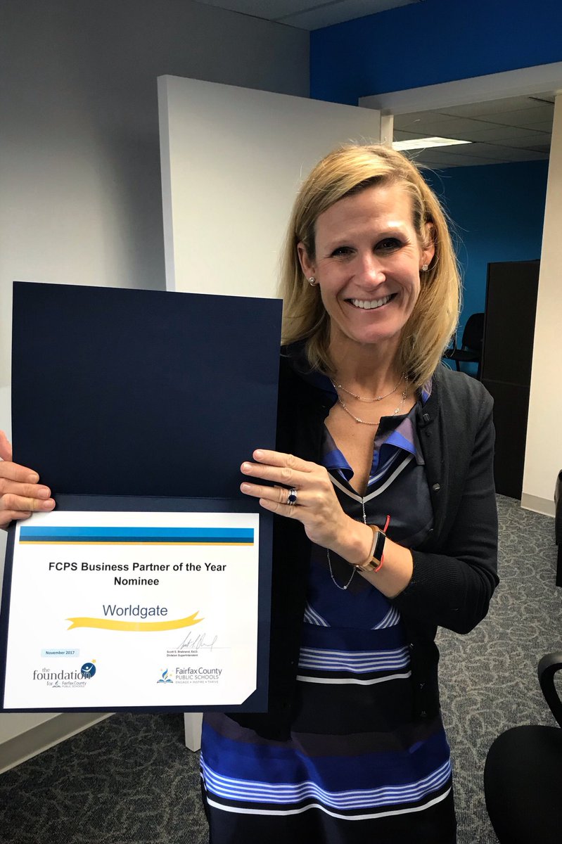 WorldgateTweet's tweet photo. It’s not if you win or lose! Thank you @fcpsnews! We are #honored #k12 #publicsector #teamworldgate https://t.co/B3DdyMfV4C