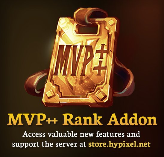 Hypixel Server Introducing The Mvp Rank Addon Including Some Very Useful New Features Full Post With Info T Co 0hfuhaxa8u T Co Vz5hwjan3n