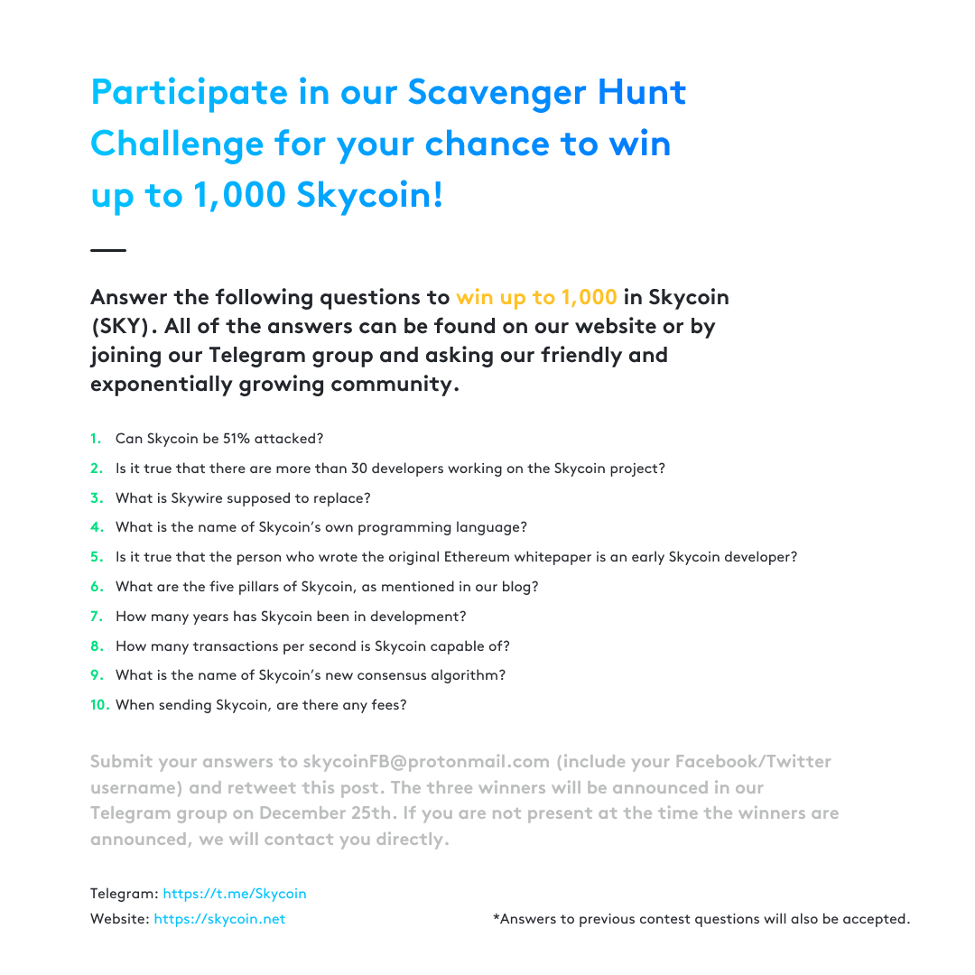 Skycoin tweet media