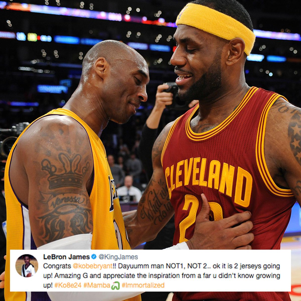 SportsCenter's tweet photo. 👑 recognize 🐍 https://t.co/DBC7LLWhL3