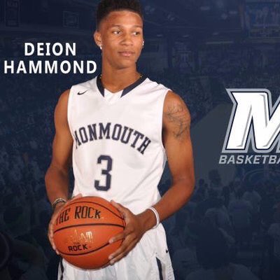 RBS Alum, Monmouth Univ Freshman guard Deion Hammond #DH3Rising MAAC Stats.... (11 game non-conf) 24th in scoring (1 of 4 freshmen in top 25); 14th in 3 ball percentage and 9th in made long balls in the conference. #onlyjustbegun🏀🏀