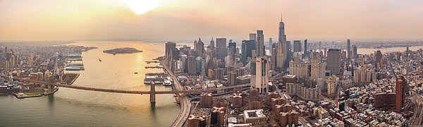 New artwork for sale! - "NYC Manhattan Downtown at Sunset - Aerial Panorama" - fineartamerica.com/featured/nyc-m… <a href="/fineartamerica/">Fine Art America</a>