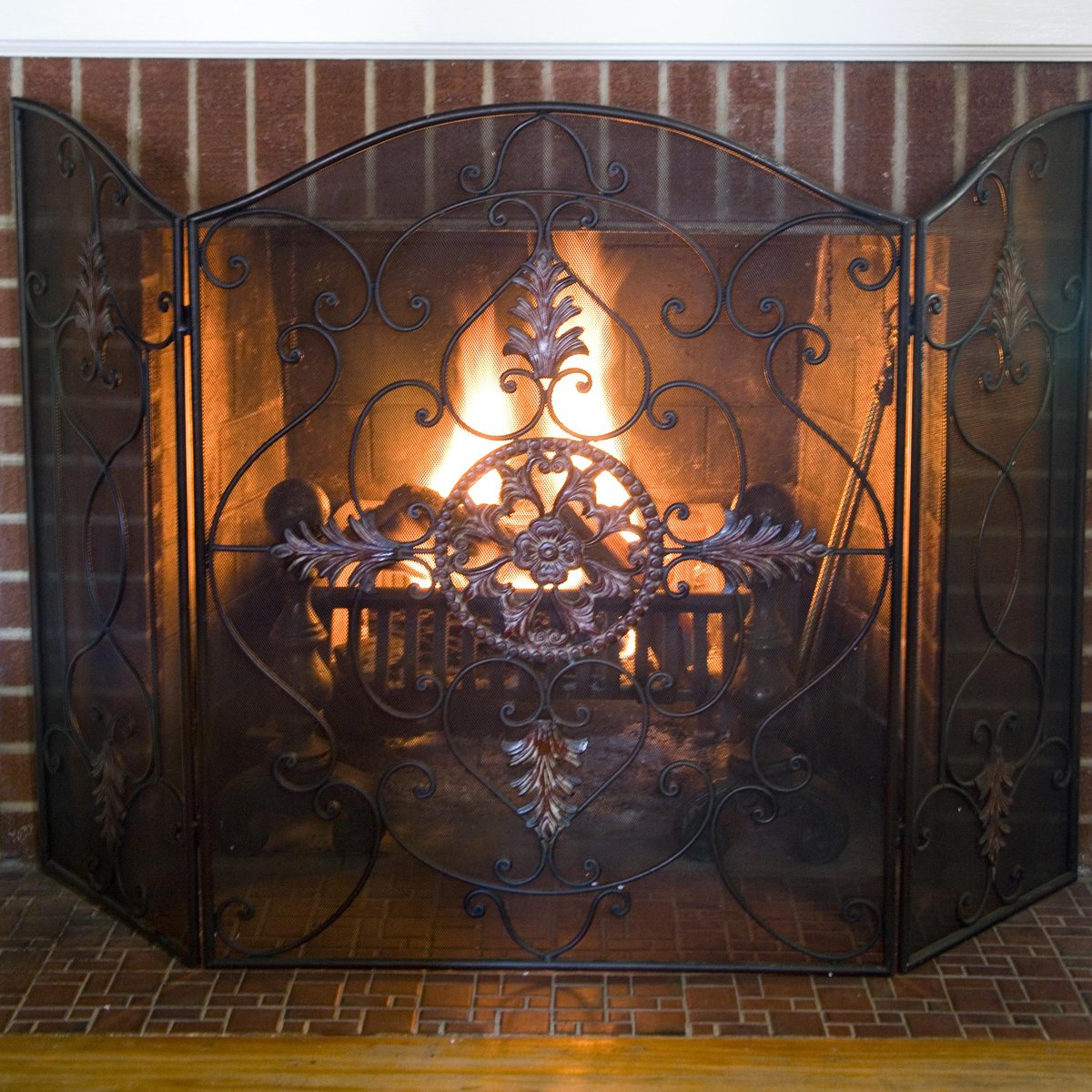 When using your #fireplace make sure that it has a sturdy screen to stop sparks from flying into the room, this helps prevent the possibility of a #fire in your home! #Servpro