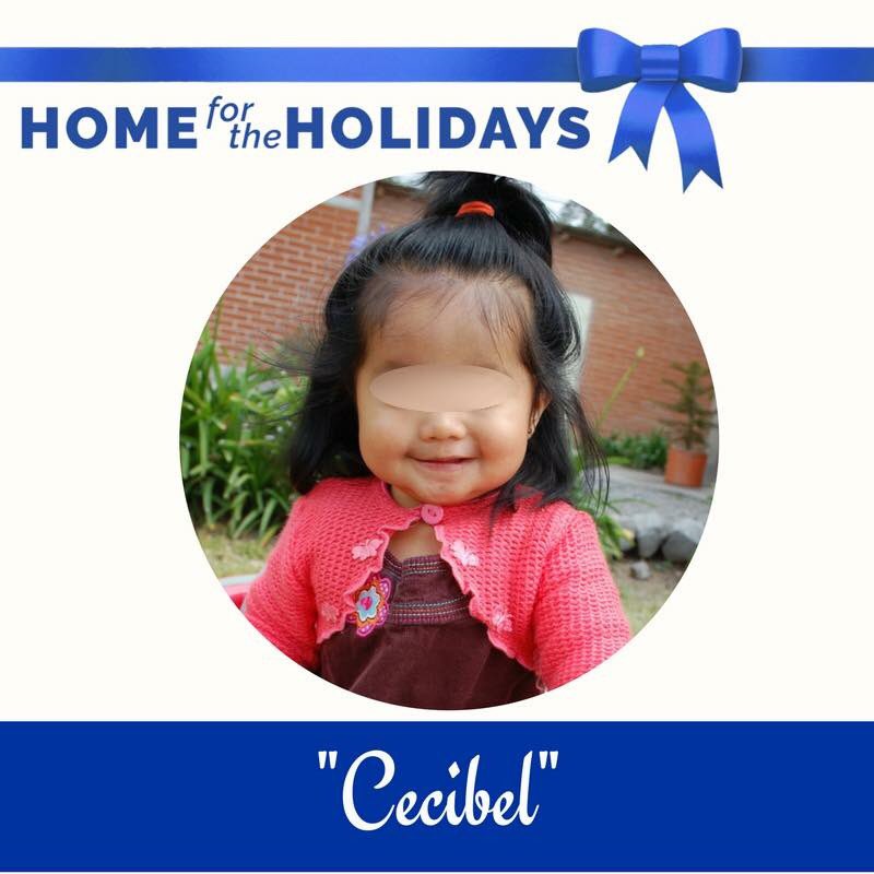 FHCEcuador's tweet photo. Cecibel was brought to FHC as an infant. She was a happy baby, but not one quick to smile. This fall when she met her adoptive parents her smile lit up the room! We are so happy for this new family of three who will spend their first Christmas together! #FHC25 #HomeForTheHolidays https://t.co/InmZw9ZGCD