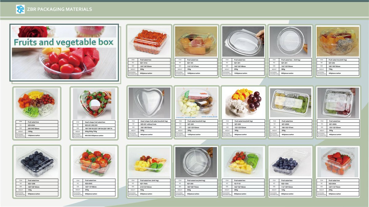 This is Dick from ZBR packing material company.Main products are 0.3mm to 1.3mm Blister Tray,Clamshell Packaging,Cake Box,Fruit and Vegetable Box,Food Container etc.We can also do OEM&amp;ODM products as your request.
hkzbr.en.alibaba.com