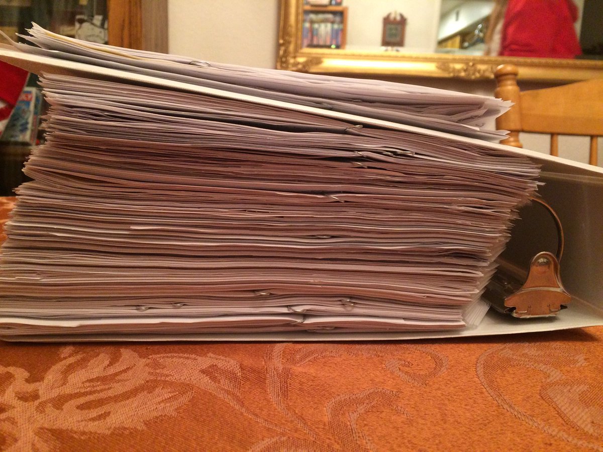 thatmathclass's tweet photo. Here's what my binder looks like for the semester. All the classwork, homework, quizzes, and tests are in here. All that's left is the final exam. Are you ready? #C213MathMachine https://t.co/t6pgcbsd9T