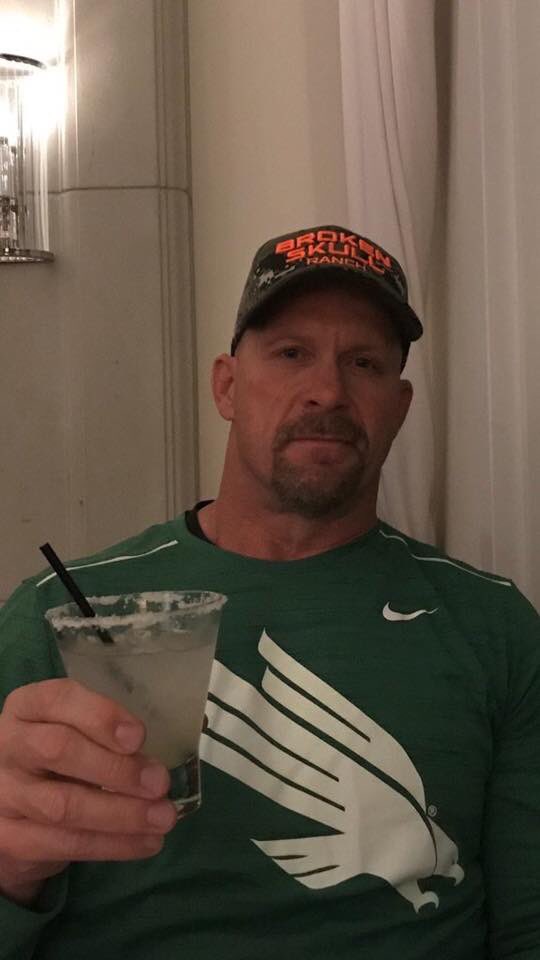 What? Happy Birthday what? Steve Austin what? 53 years old and I\ll still whoop you ass.   