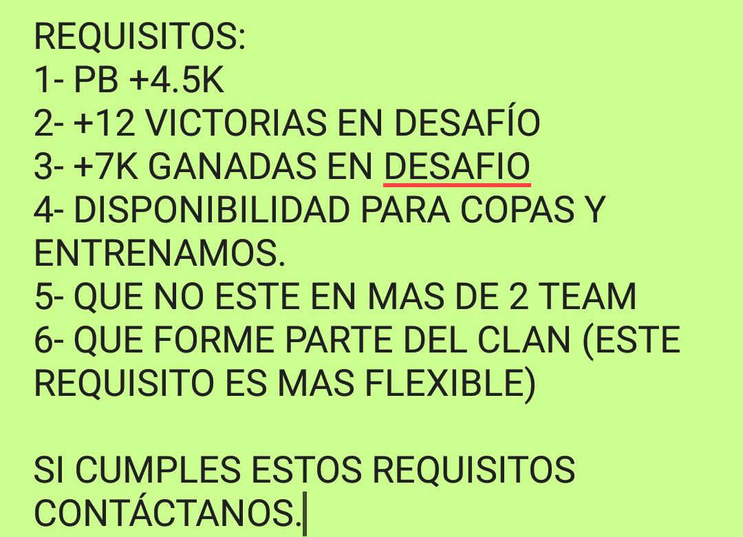 AMIGOS ROYALEROS, EL TEAM NSCL <a href="/NewSchool_CL/">New School CL (Cerrado actualmente)</a> ESTA EN BUSCA DE 5 NUEVOS PLAYERS, SI QUIERES FORMAR PARTE, DEJA UN MENSAJE EN LA PUBLICACIÓN O AL MD. @Krisart_Gamer @PowerCupCR <a href="/CopaChilena/">Copa Chilena</a> <a href="/CAOZYT/">CAOZ 秘密武器</a> @SecryGamer @CopaEaglesCR