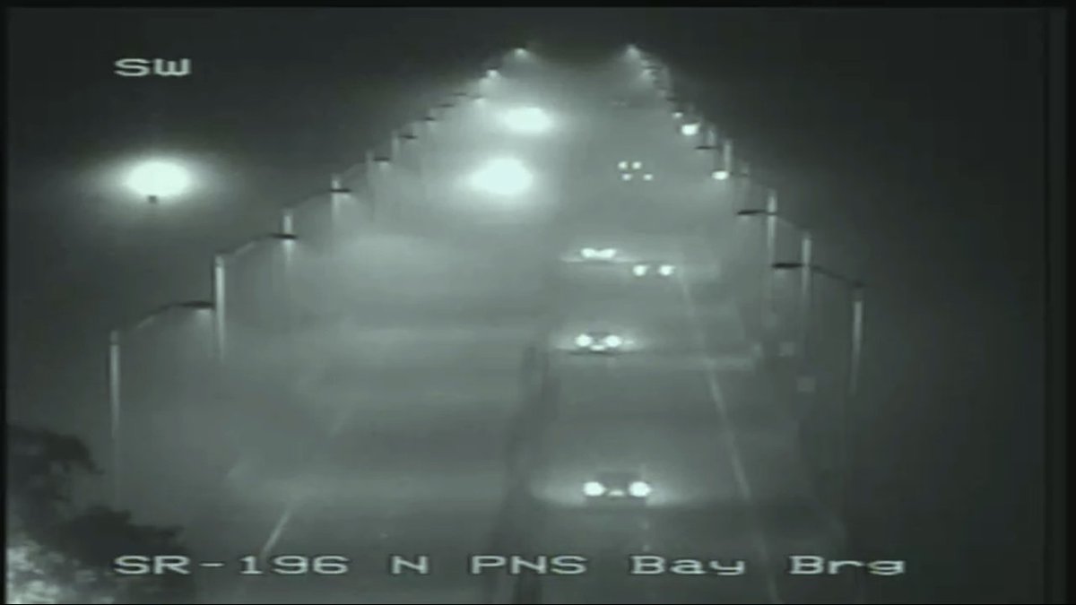 Foggy on the bay and over the 3 Mile Bridge. Dense fog advisory in effect for the <a href="/weartv/">WEAR ABC 3</a> area. Full weather report on Channel 3 News.