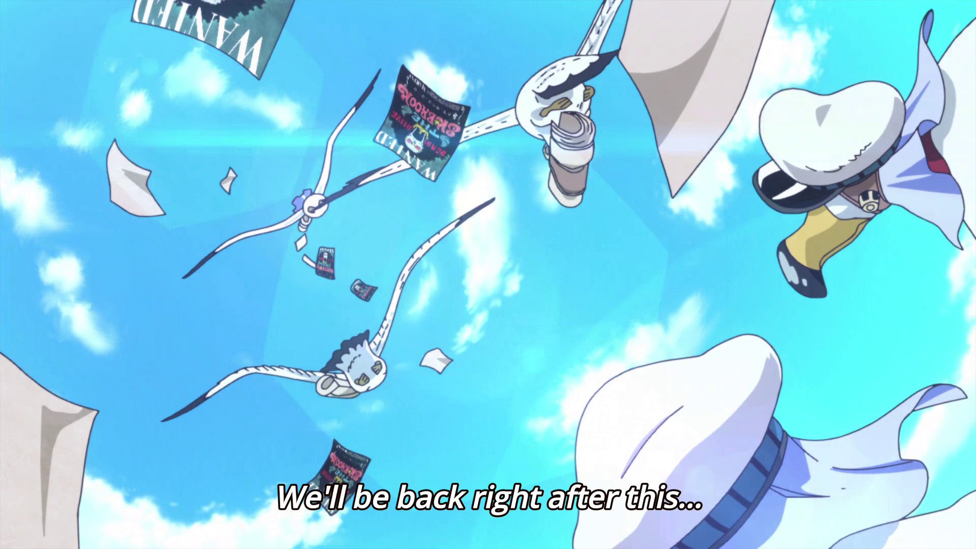 Rsa Brook Breaking The Fourth Wall During The Eyecatch Onepiece Episode 818 T Co 1gbkoxtj57 Twitter