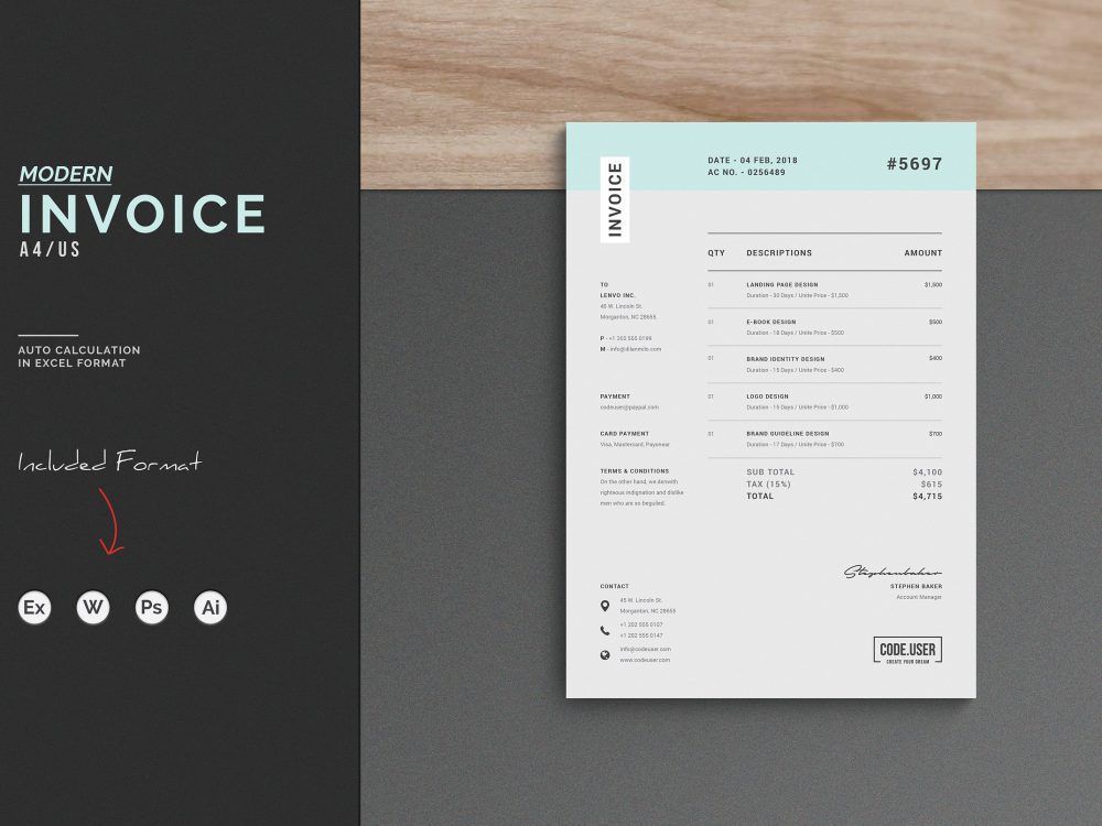 nedjamieson's tweet photo. If you're in business, Invoice design is often overlooked. This is an easy decision: https://t.co/llgK0jXQJR https://t.co/iaMkvdGuHK